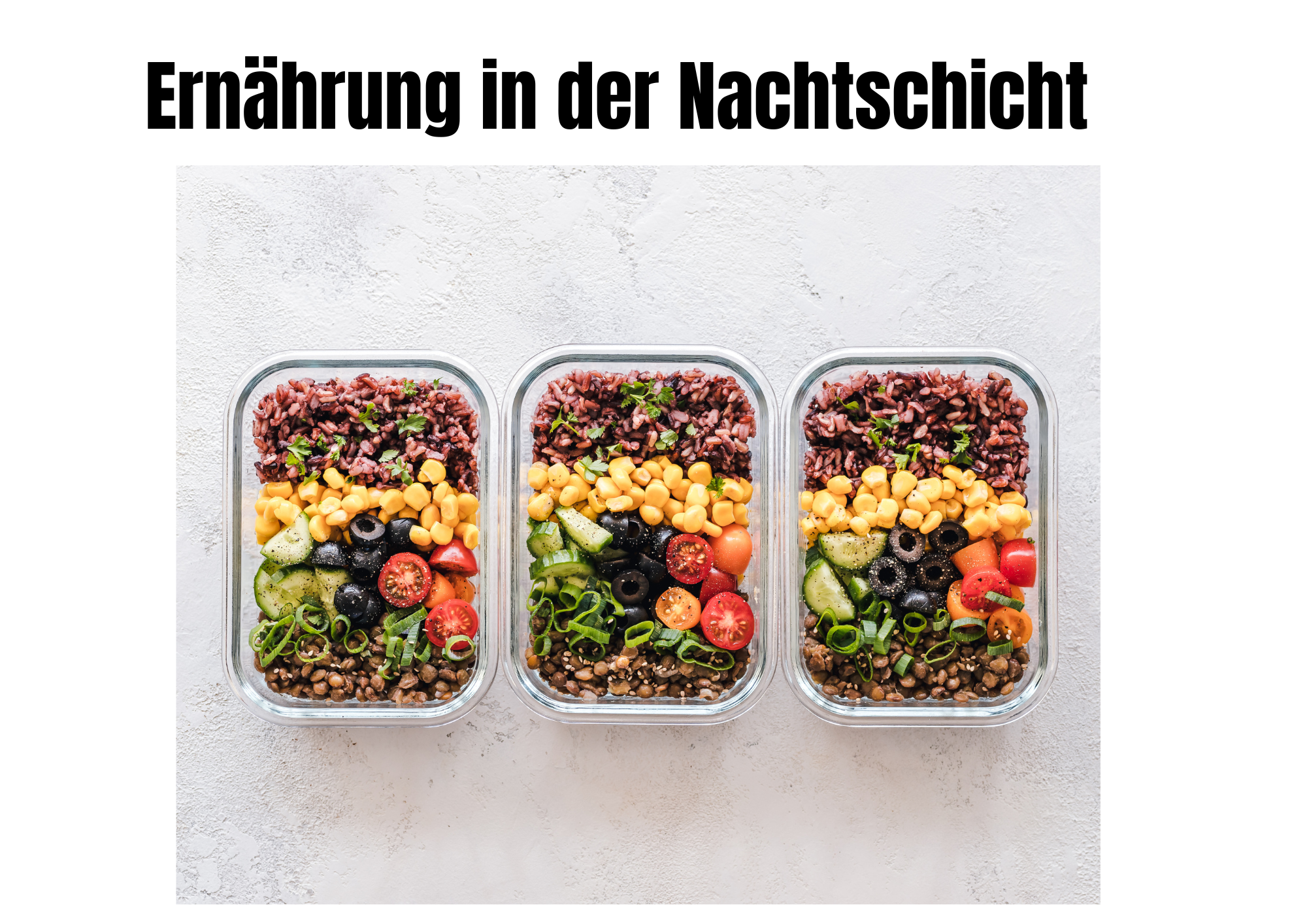 Ernährung in der Nachtschicht